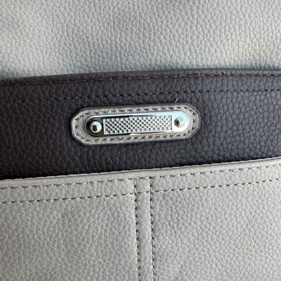 New Taupe Brown Faux Leather Crossbody Bag Adjustable Strap Stylish & Versatile - Picture 2 of 8